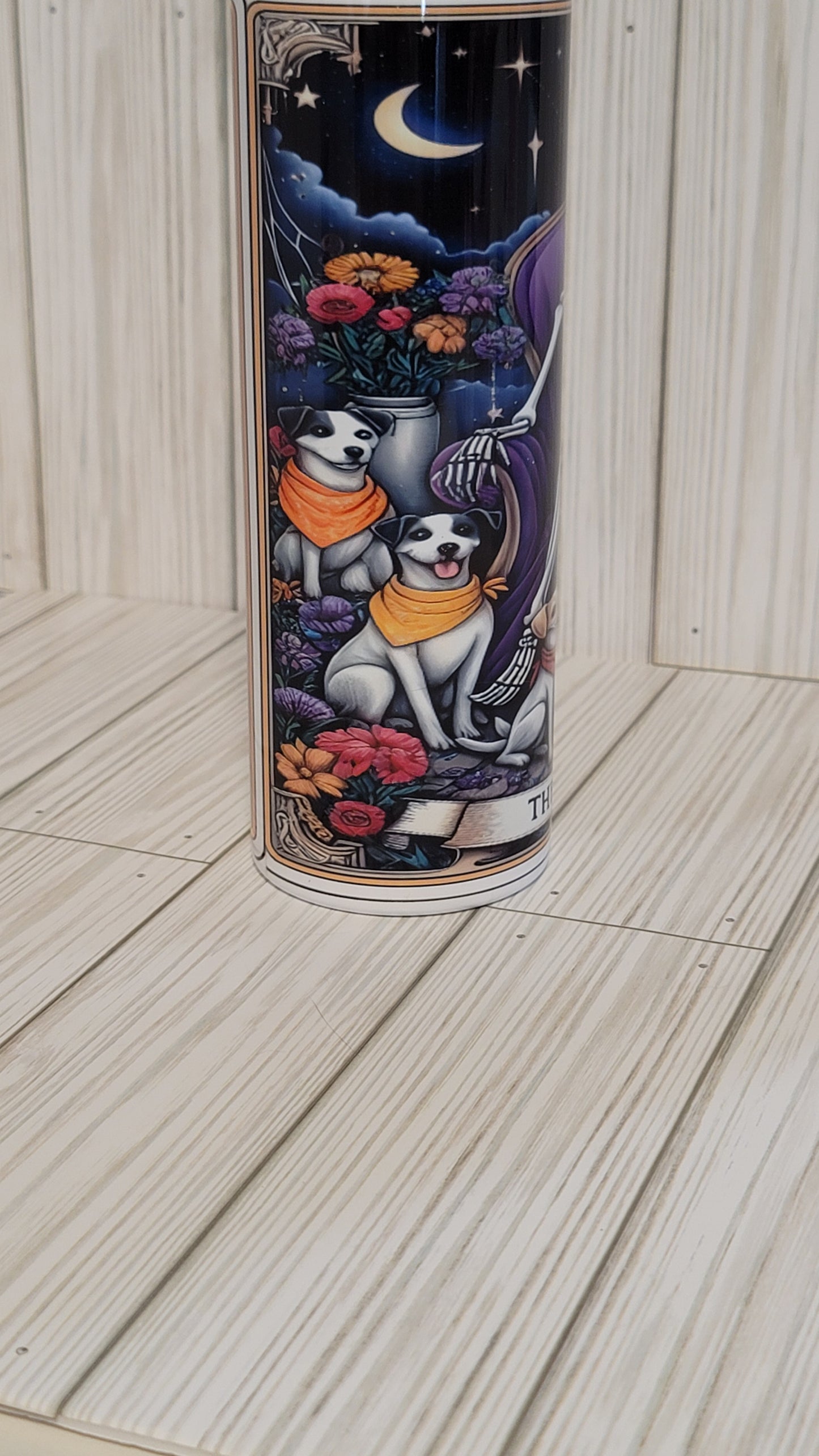 Dog Mom Tarot Card 20 Oz Tumbler